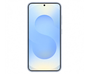 Official Samsung Galaxy Kindsuit Faux Leather Case for Galaxy S25 Light Blue