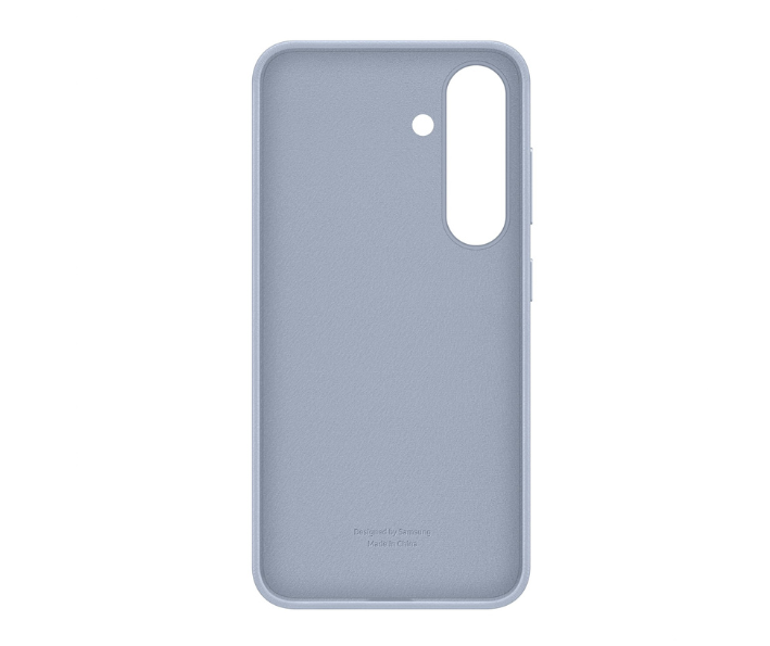 Official Samsung Galaxy Kindsuit Faux Leather Case for Galaxy S25 Light Blue